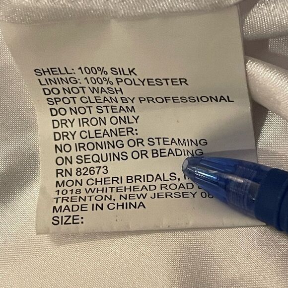 Tony Bowls Dress Size 6 Silk Maxi Y2K Fairy Sequin Beaded Colorful Whimsical 90’ - Picture 13 of 13